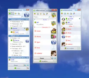 Bimoid Messenger - Скины и режимы отображения списка контактов